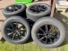 24年製 超バリ山ブリザック DM-V3 225/65R17 ホイール4本セット