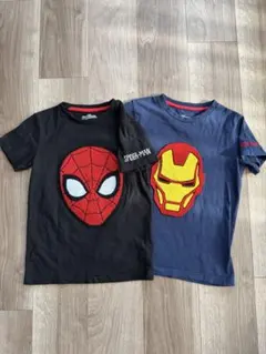 NEXT スパイダーマン アイアンマン Tシャツ 2枚セット120cm