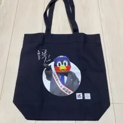に*む様 東京ヤクルトスワローズ つば九郎サイン入り つばくろーれん トートバッ つばくろーれん つば九郎直筆サイン入り トートバッグ Mサイズ - メルカリ