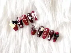 バレンタイン（チョコvr）ネイルチップ