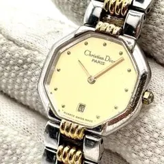 稼動 Christian Dior 48-203 オクタゴン デイト CD時計のサムネイル
