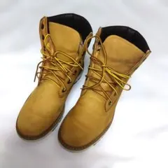 （美品）ティンバーランドハイカットイエローワークブーツATT6U24.5センチ