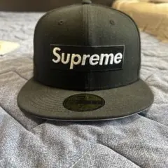 Supreme New Era 59FIFTY キャップ 黒 7 1/4 - メルカリ