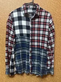 ZARA MAN リラックスフィットネルシャツ マルチカラー