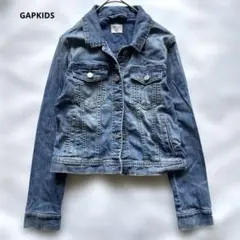 GapKids デニムジャケット花刺繍 XL 150