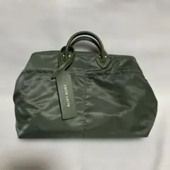 オリーブグリーン ナイロン ハンドバッグ