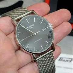 TISSOT SWISSMATIC エブリタイム 自動巻 純正革＋メッシュベルト 