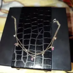 4℃ シルバー ブレスレット レディース 2連 ダブルループ シルバー925