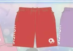 こるね のんふぃく！ 推しハーフパンツ 半ズボン 赤色のサムネイル