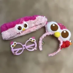 USJ キャラクター カチューシャ メガネ セット