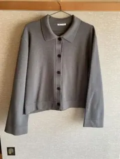 ミラノリブポロカーディガン　GU XXL