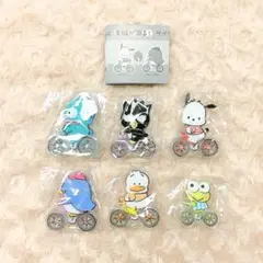 はぴだんぶい 車輪が回る！サイクリングマスコット 全6種 フルコンプ