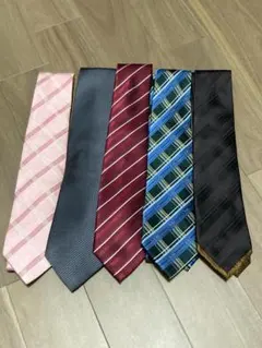 【美品】ブリックハウス ネクタイ 5本セット シルク混 東京シャツ まとめ売り