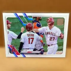 【50シリ】大谷翔平 2023 Topps Cosmic Chrome 大谷翔平/マイク・トラウト/2023年/Topps Cosmic Chrome - メルカリ
