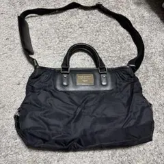 現行ドルチェアンドガッバーナ ビジネスバッグ ロゴ　レザー ナイロン 黒 2025年最新】D&G ／ Dolce＆Gabbana メンズ ビジネスバッグの