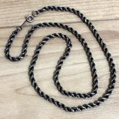 70s ヴィンテージ メキシカンジュエリー ヘビー ロープ ビザンチン 