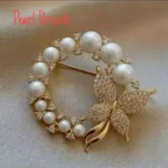 ブローチ パール 蝶 卒業式 入学式 フォーマル コサージュ コート