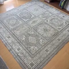 サヤンサヤン アンティーク ラグ マット 133x195 1.5畳 ネイビー