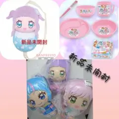 ひろがるスカイ！プリキュア コロっとまんまるプリフェイスぬいぐるみ 食器セット