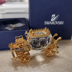 SWAROVSKI スワロフスキー クリスタル置物 馬車　シンデレラ