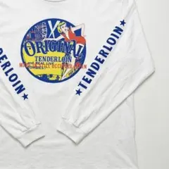 TENDERLOIN テンダーロイン サーカス ロンT レア 限定 数原 M 白 TENDERLOIN テンダーロイン サーカス ロンT レア 限定 数原 M 白