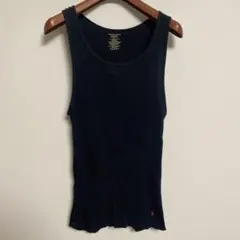 Polo Ralph Lauren ストレッチ リブ タンクトップ L ネイビー