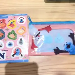 スシロー パペットスンスン クリアポーチ＆シール