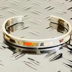 TSUNAIHAIYA 1点物 インレイ マルチカラー バングル シルバー925