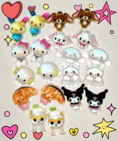 ネイルパーツ　ウサハナ　サンリオ　女児　シュガーバニーズ　チャーミーキティ