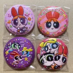 パワーパフガールズ　刺繍缶バッジ