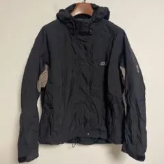 Jack Wolfskin 薄中綿マウンテンパーカージャケット ブラック XXL