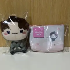 フリューくじ 忍たま乱太郎 桜もちぴこ もちぴこぬいぐるみ・ポーチ 山田利吉