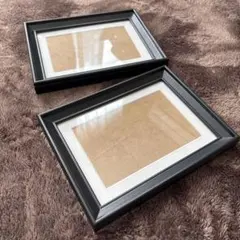 IKEA フォトフレーム　ブラック　2個セット　結婚式　ウェルカムスペース　受付