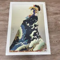 絶版　希少　美人画【森田春代　1000ピースジグソー　夕霧】エポック社 Amazon | 春代 美人画 森田春代 HARUYO MORITA ジグソーパズル 1000