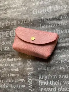 マルチケース　イタリアンレザー　アラスカ　ピンク