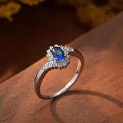 【大きめサイズ16号/送料無料】ラウンドパヴェCZリングSV