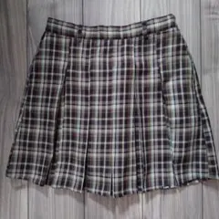 ピンクラテ Pinklatte チェック柄プリーツスカート 165cm