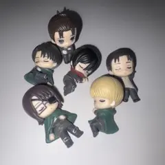 進撃の巨人 ねむらせ隊 コンプリート まちぼうけ エレン 6点 セット