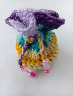 ハンドメイド　匂い袋　かぎ針編み　巾着袋
