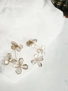 BIJOU HOLIC 花モチーフ ピアス