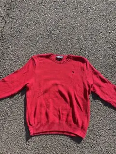 ラルフローレン ニット 赤 90s vintage