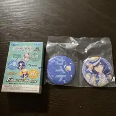 プロセカ　ラッキーくじ　KAITO 缶バッジセット