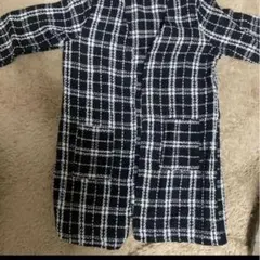 GRL ノーカラーチェックジャケット