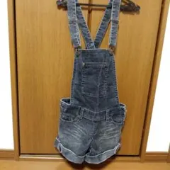 サロペットハーフパンツ　コーデュロイ