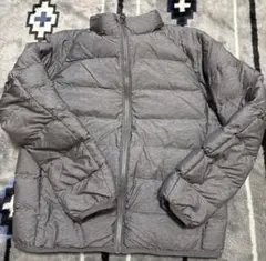 ユニクロ ウルトラライトダウンジャケット グレー　キッズ　130センチ