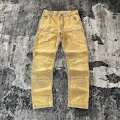 極上フェード×厚手ダック地 Carhartt名作パンツ リアルワーク味 一点物