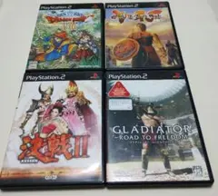 PS2ソフト4本セット 動作確認済み！