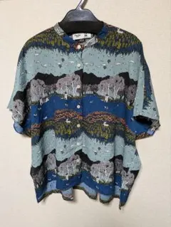 Marble SUD x mannine 半袖シャツ 総柄のサムネイル