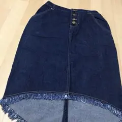 mサイズ レディース デニム スカート SPIRALGIRL スパイラルガール