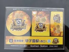 阪神タイガースリーグ優勝記念マグネットシート。阪神電車